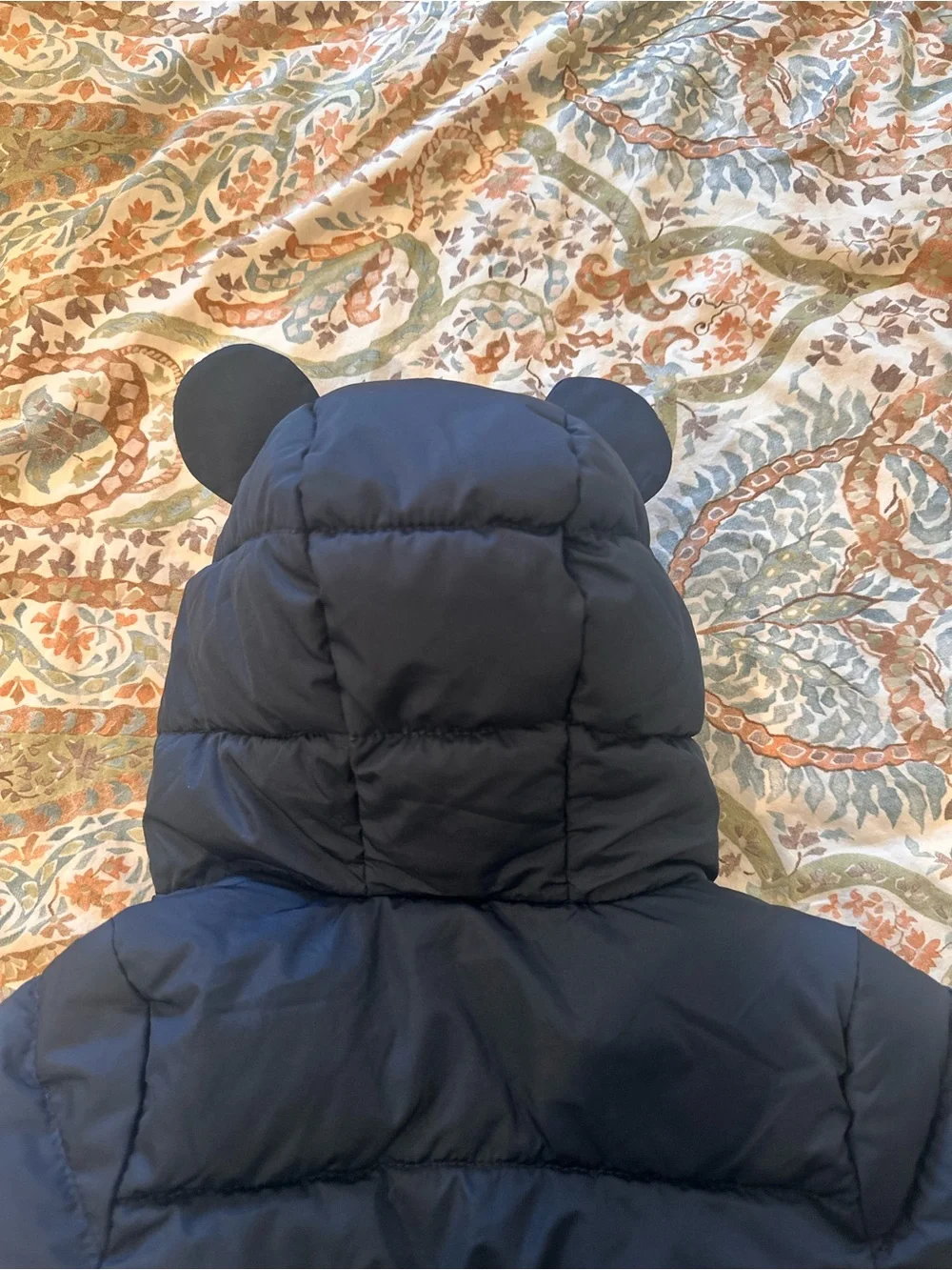 Old Navy Toddler Navy Puffer Jacket with Hooded Zip Front